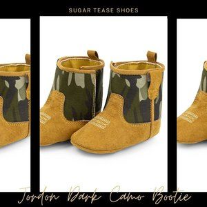 Jordan Camouflage Dark Baby Bootie Slipper